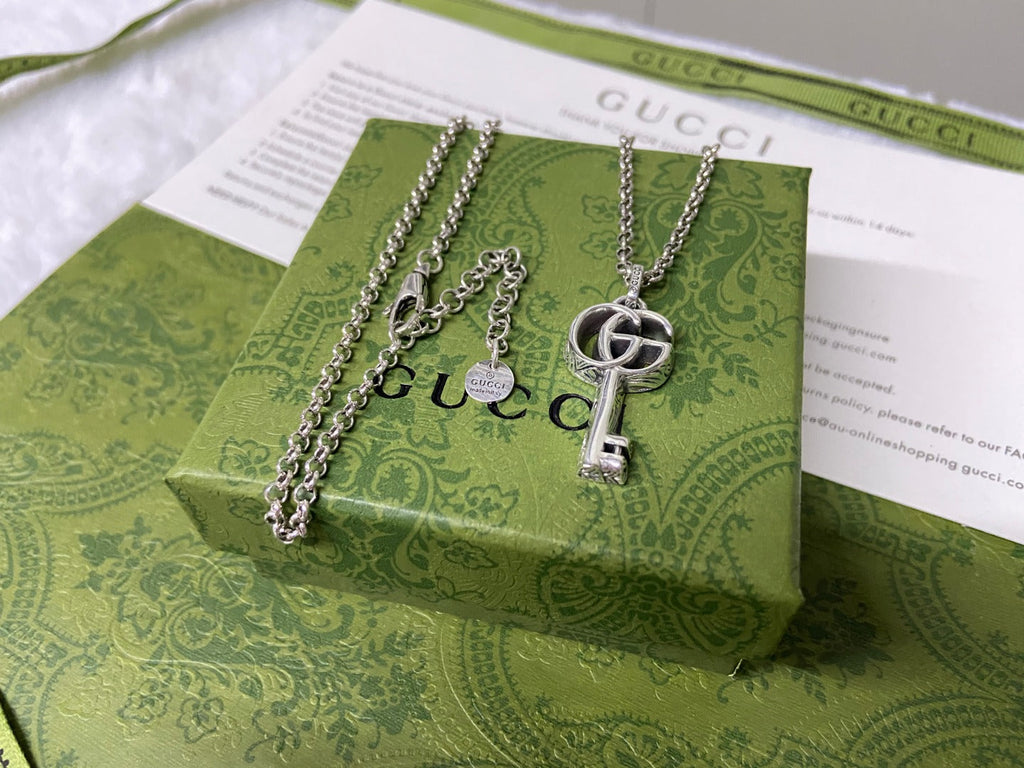 Double Gucci Key Necklace